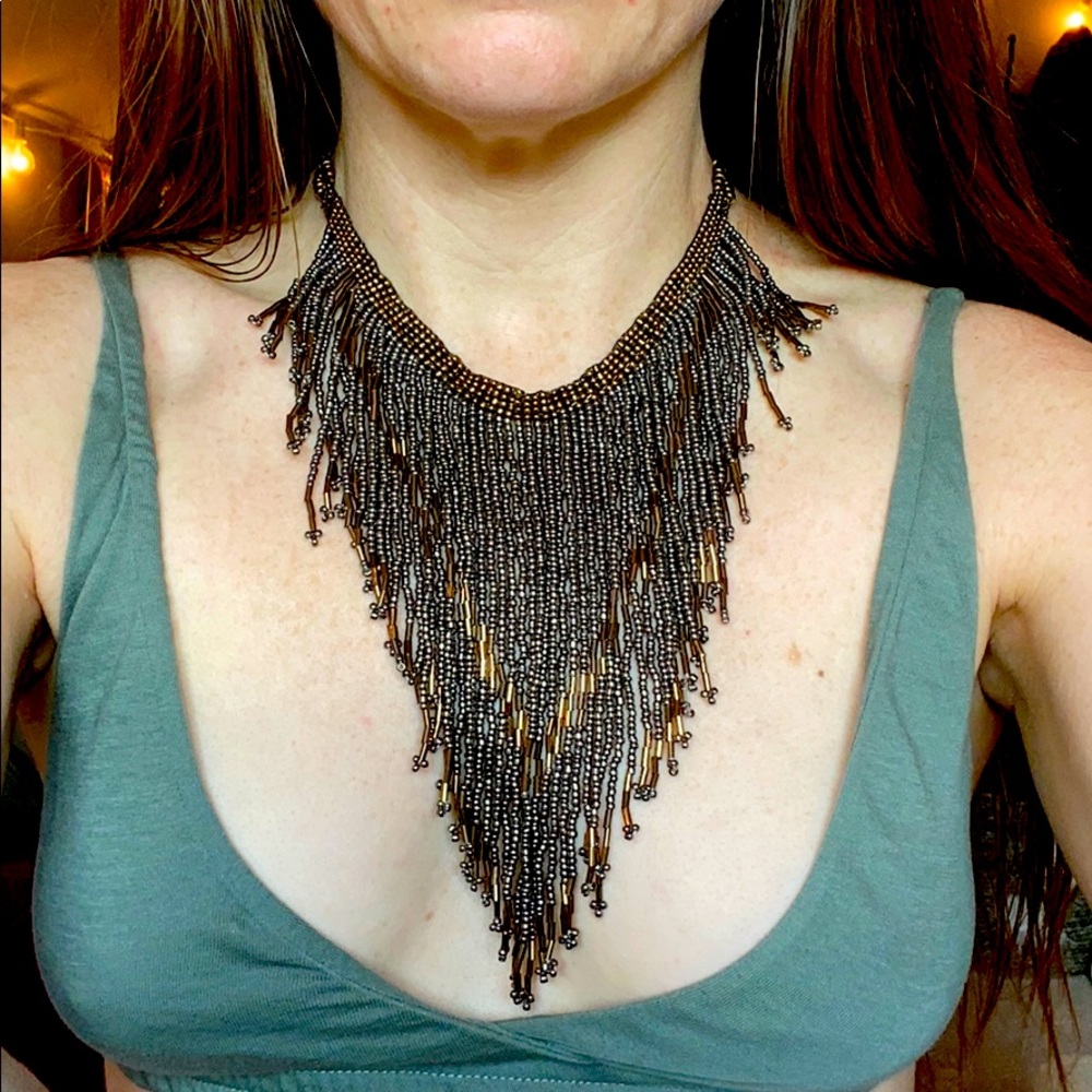 Breaded Bali Necklace Gold & Silver